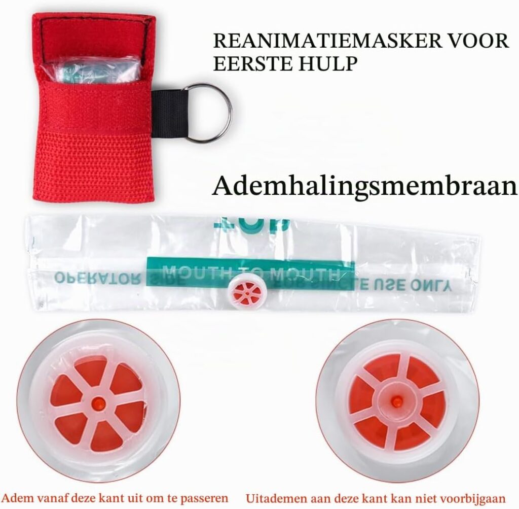 Kiss of Life beademingsdoekje in houder